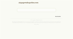 Desktop Screenshot of aiapagoetakoparkea.com